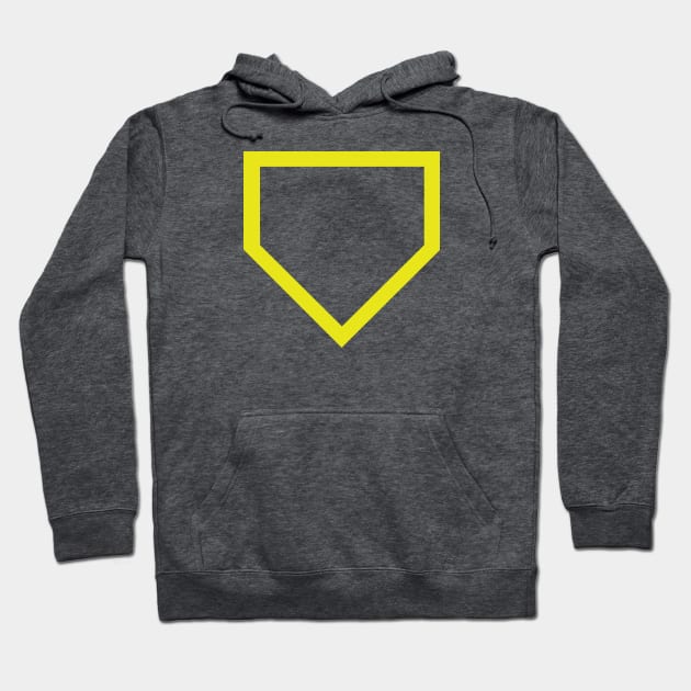 Baseball Softball Homeplate Hoodie by Game Used Gum